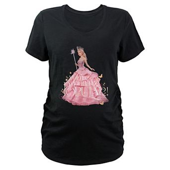 Maternity Wicked Glinda You're Gonna Be Popular Graphic Tee