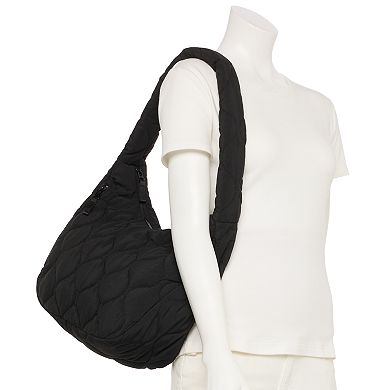 FLX Quilted Hobo Shoulder Bag