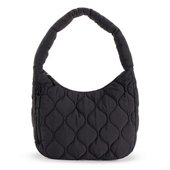 FLX Diamond Quilted Hobo Shoulder Bag