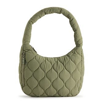 FLX Diamond Quilted Hobo Shoulder Bag