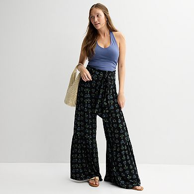 Juniors' Threads of Luxx Tiered Pants