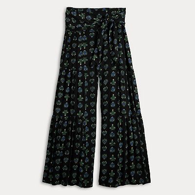 Juniors' Threads of Luxx Tiered Pants