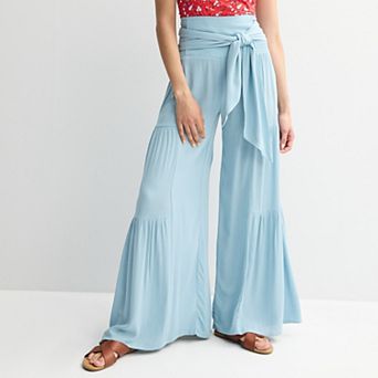 Juniors' Threads of Luxx Tiered Pants