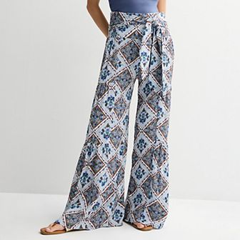 Juniors' Threads of Luxx Tiered Pants