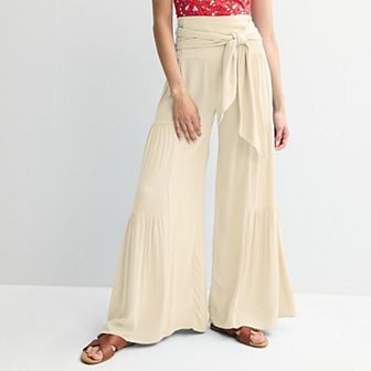 Juniors' Threads of Luxx Tiered Pants