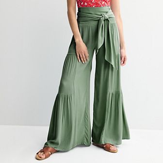Juniors' Threads of Luxx Tiered Pants