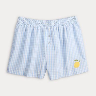 Juniors' Threads of Luxx Embroidered Shorts
