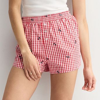 Juniors' Threads of Luxx Embroidered Shorts