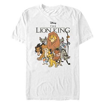 Disney's The Lion King Characters Group Portrait Men's Graphic Tee