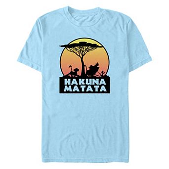 Disney's The Lion King Simba, Pumbaa & Timon Hakuna Matata Tree Men's Graphic Tee