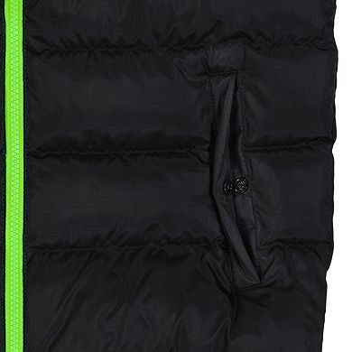 Boys 4-7 Under Armour Hooded Colorblock Puffer Jacket