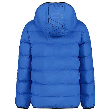 Boys 4-7 Under Armour Hooded Pronto Print Puffer Jacket