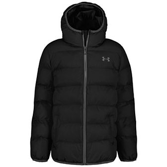 Boys 4-7 Under Armour Hooded Pronto Print Puffer Jacket