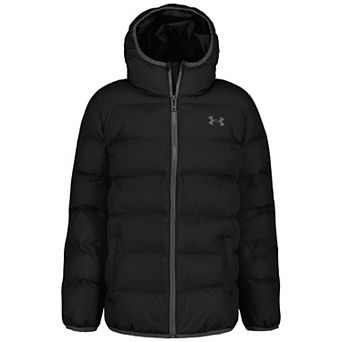 Boys 4-7 Under Armour Hooded Pronto Print Puffer Jacket