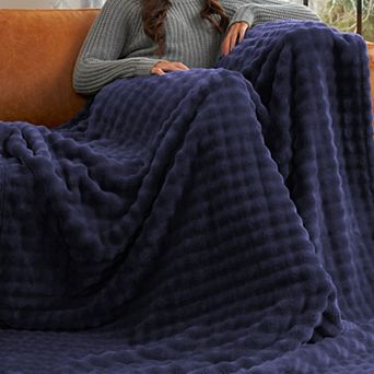 Ultra Soft Velvet Throw Blanket Patriot Blue 60X70 Inches
