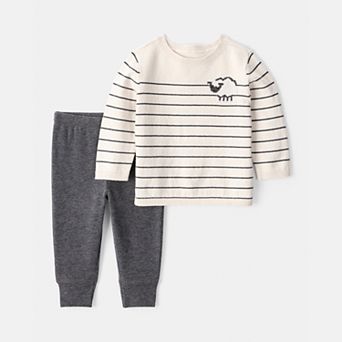 Baby Boy Carter's Sheep Long-Sleeve Tee & Pant Set