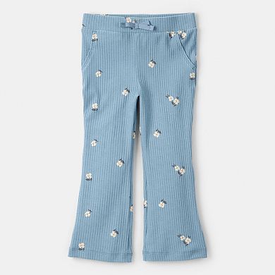Toddler Girl Carter's 2-Piece Floral Top & Pant Set