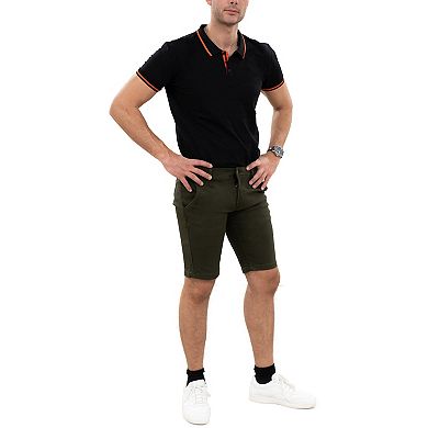 Men's Xray Basic Short Sleeve Tipped Polo