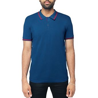 Men's Xray Basic Short Sleeve Tipped Polo