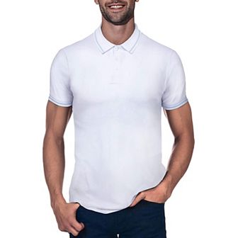 Men's Xray Basic Short Sleeve Tipped Polo