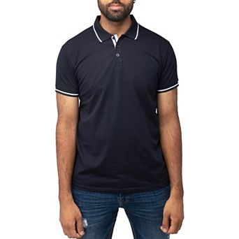 Men's Xray Basic Short Sleeve Tipped Polo