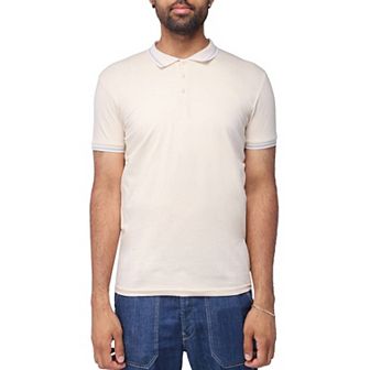 Men's Xray Basic Short Sleeve Tipped Polo