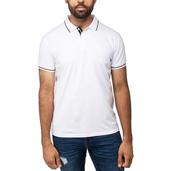 Men's Xray Basic Short Sleeve Tipped Polo