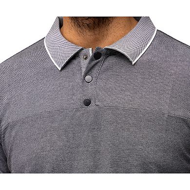 Men's Xray Short Sleeve Pieced Pique Tipped Golf Polo
