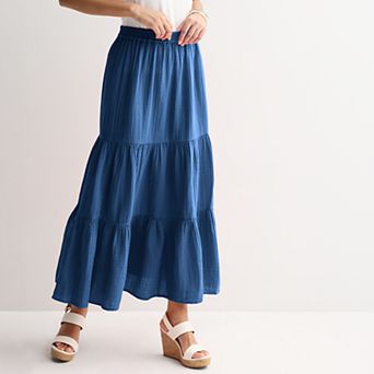 Women's Sonoma Goods For Life® Double Weave Maxi Skirt