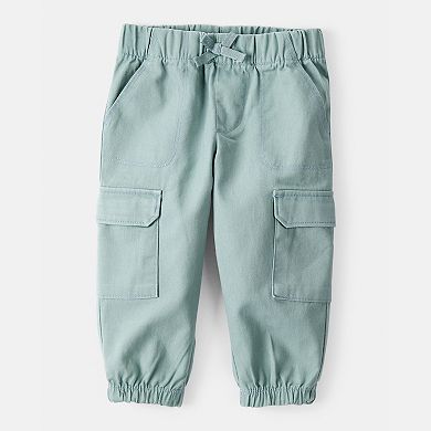Baby Girl Carter's 2-Piece "Loved" Pullover Sweatshirt & Cargo Pant Set