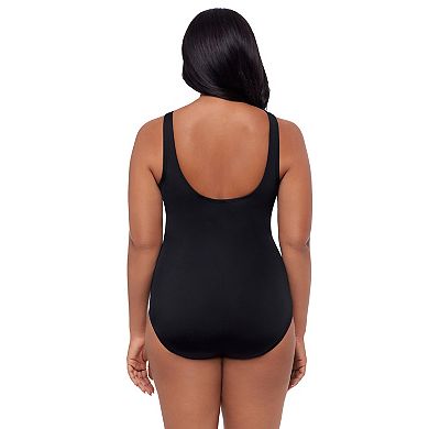 Women's Great Lengths Sport Mirage Effect High Neck One-Piece Swimsuit