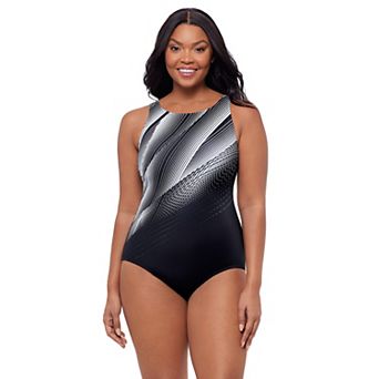 Women's Great Lengths Highneck Tank One-Piece Swimsuit