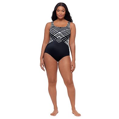 Women's Great Lengths Sizzling Siren Scoopneck Tank One-Piece Swimsuit