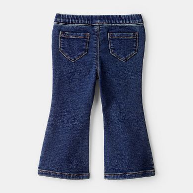 Baby Girl Carter's 2-Pc. Floral Top & Denim Pants Set