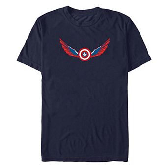 Men's Marvel Captain America Brave New World Winged Shield Graphic Tee