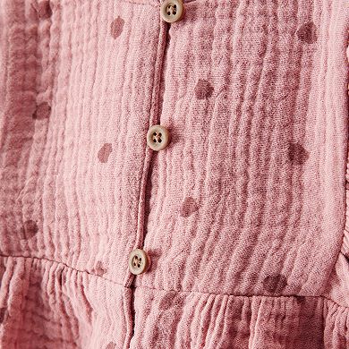 Baby Girl Carter's 2-Pc. Acorn Print Short Sleeve Dress Set