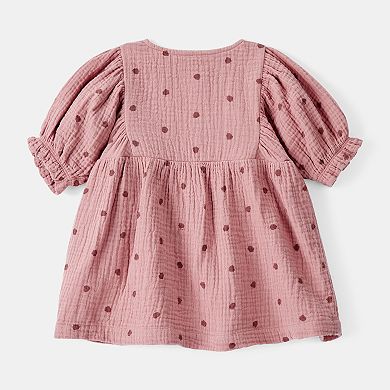 Baby Girl Carter's 2-Pc. Acorn Print Short Sleeve Dress Set