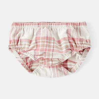 Baby Girl Carter's 2-pc. Print Cotton Long-Sleeve Dress & Headband Set