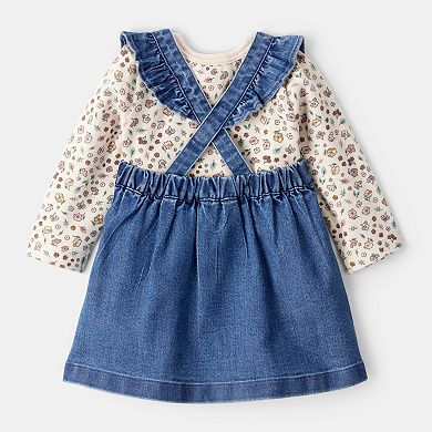 Baby Girl Carter's 3-pc. Floral Dress & Tights Set