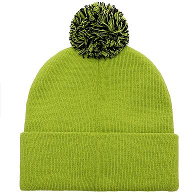 Men's Dr. Seuss The Grinch Cuffed Pom Knit Hat