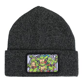 Men's Teenage Mutant Ninja Turtles Sewer Screen Grab Patch Knit Hat