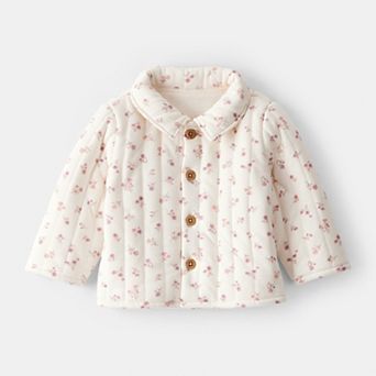 Baby Girl Carter's Floral Quilted Sweater