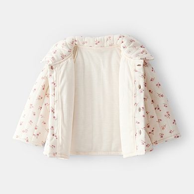 Baby Girl Carter's Floral Quilted Sweater