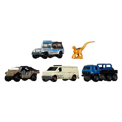 Matchbox Jurassic World 5-pk. Die-Cast Toy Cars with Dinosaur - Styles May Vary