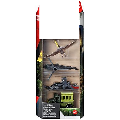 Matchbox Jurassic World 5-pk. Die-Cast Toy Cars & Dinosaur - Styles May Vary