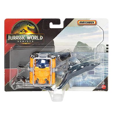 Matchbox Jurassic World Dino Transporter & Mini Dinosaur - Styles May Vary