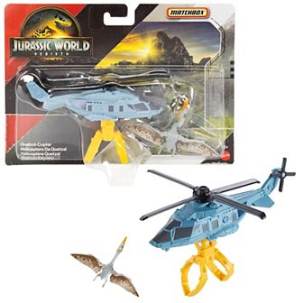 Matchbox Jurassic World Dino Transporter Toy & Mini Dinosaur - Styles May Vary