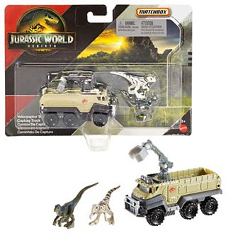 Matchbox Jurassic World Dino Transporter & Mini Dinosaurs - Styles May Vary