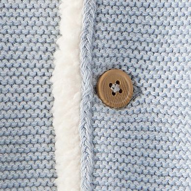 Baby Boy Carter's Sherpa Lined Cotton Long-Sleeve Sweater