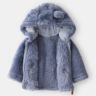 Baby Boy Carter's Sherpa Lined Long-Sleeve Sweater